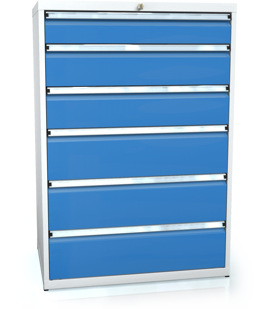 Schubladenschränke 1240 x 860 x 600 - 5x Schubladen